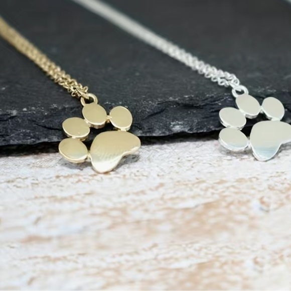 NEW Dog or Cat Paw-print Necklace - Picture 5 of 7